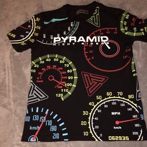 Pyramid night riders tee